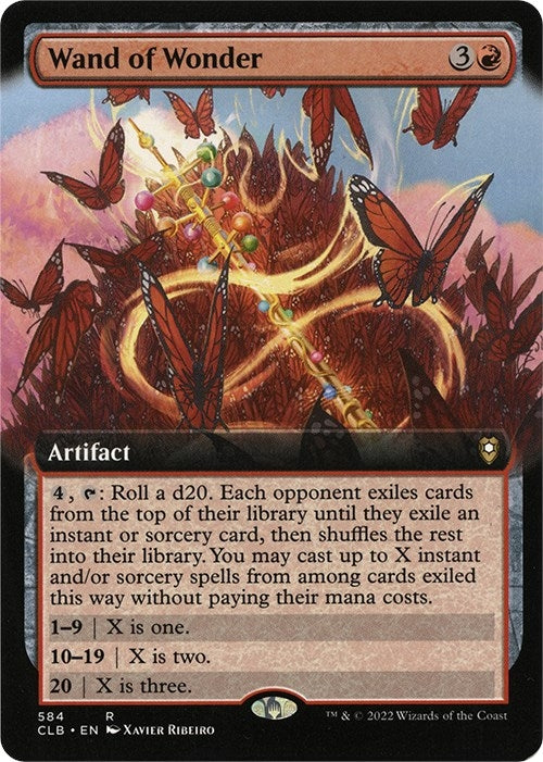 Image for Wand of Wonder (Extended Art) (584) - Magic: The Gathering