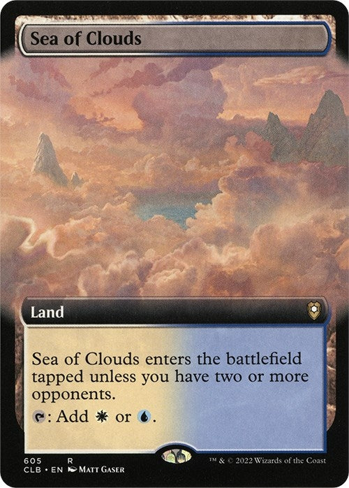 Image for Sea of Clouds (Extended Art) (605) - Magic: The Gathering