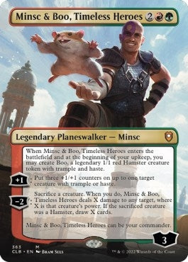 Image for Minsc & Boo, Timeless Heroes (Borderless) (363) - Magic: The Gathering