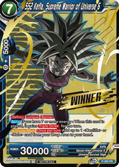 P-395  - SS2 Kefla, Supreme Warrior of Universe 6 (Winner Stamped) (Championship Pack 2022 Vol.1)