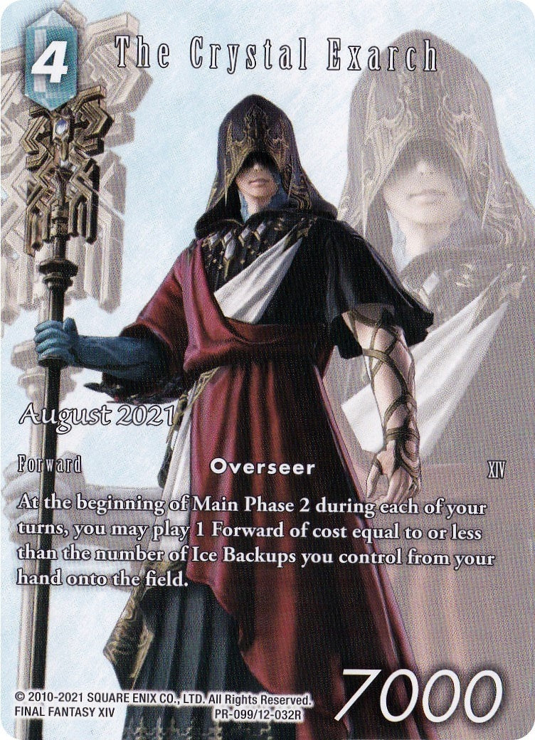 Image for The Crystal Exarch (August 2021) (PR-099/12-032R) (FF: Promo Cards) (PR) - Final Fantasy TCG
