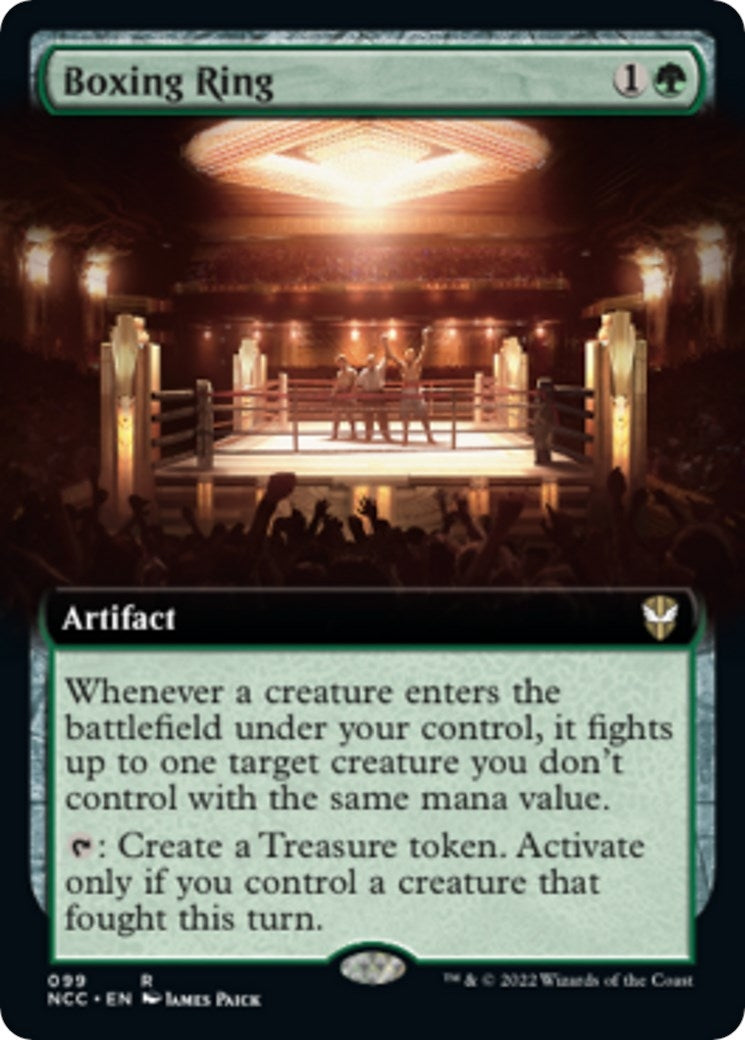 Image for Boxing Ring (Extended Art) (99) - Magic: The Gathering