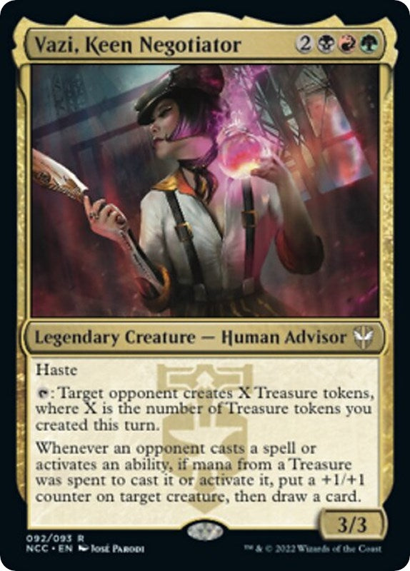 Image for Vazi, Keen Negotiator (92) - Magic: The Gathering