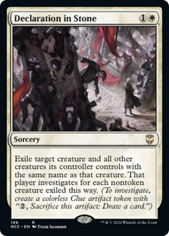 Image for Declaration in Stone (196) - Magic: The Gathering