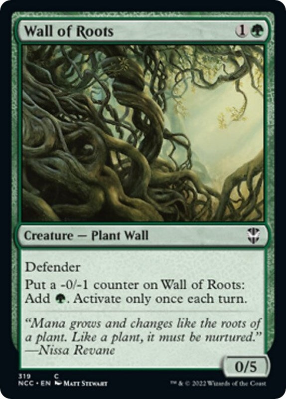 Image for Wall of Roots (319) - Magic: The Gathering