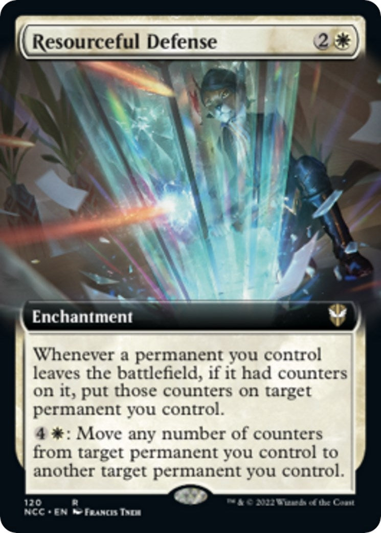 Image for Resourceful Defense (Extended Art) (120) - Magic: The Gathering