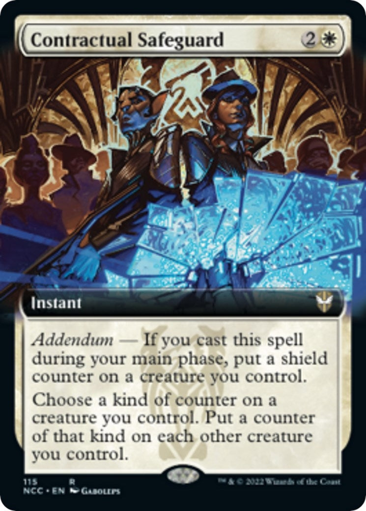 Image for Contractual Safeguard (Extended Art) (115) - Magic: The Gathering
