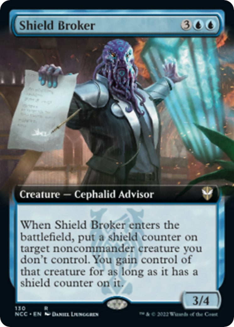 Image for Shield Broker (Extended Art) (130) - Magic: The Gathering