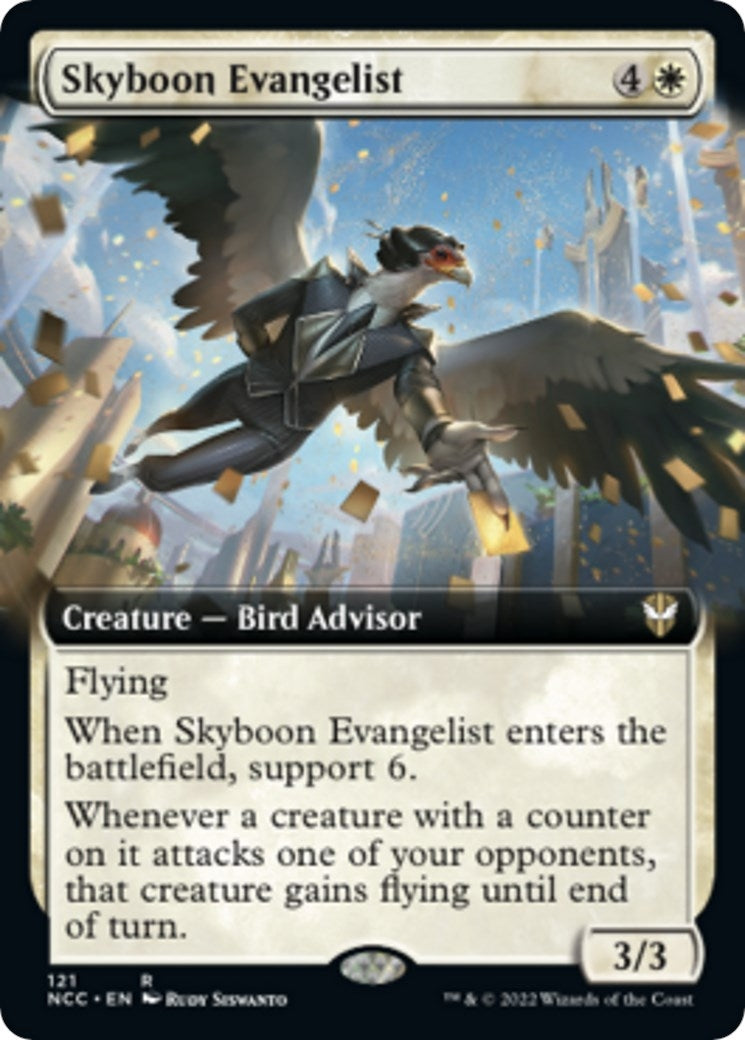 Image for Skyboon Evangelist (Extended Art) (121) - Magic: The Gathering