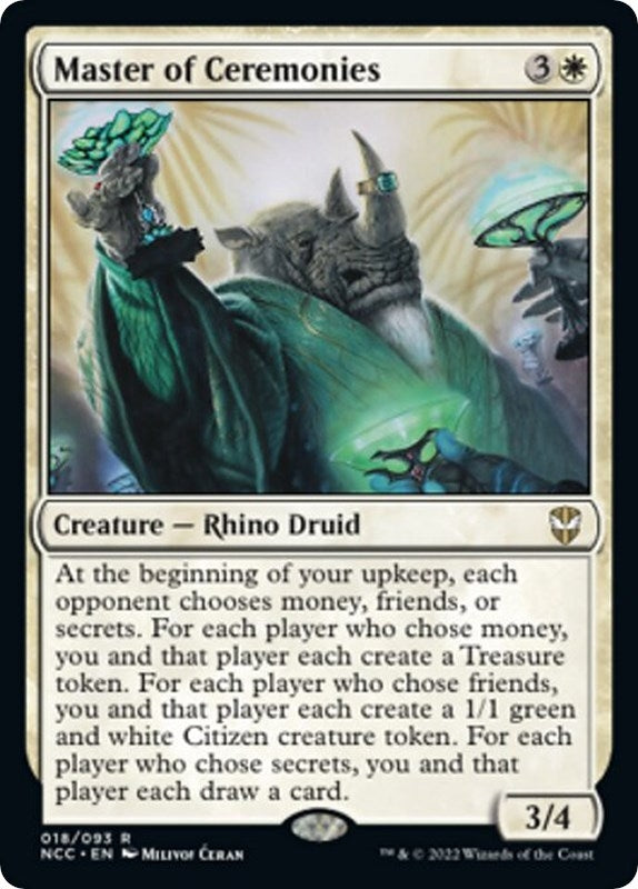 Image for Master of Ceremonies (18) - Magic: The Gathering