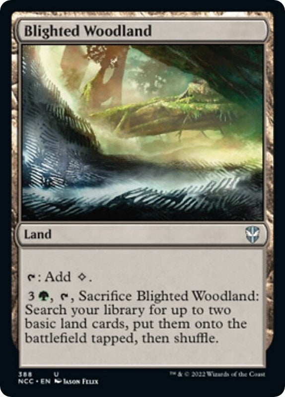 Image for Blighted Woodland (388) - Magic: The Gathering