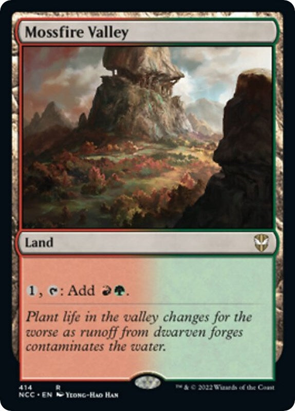 Image for Mossfire Valley (414) - Magic: The Gathering