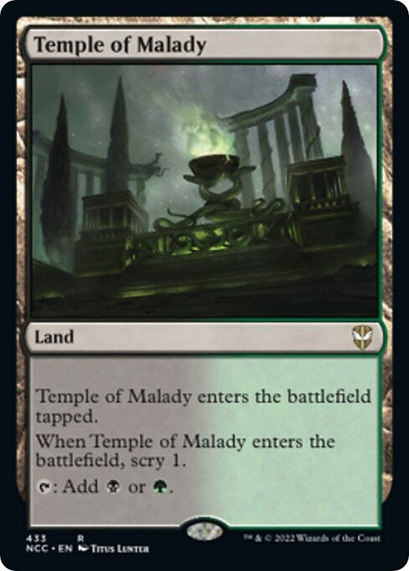 Image for Temple of Malady (433) - Magic: The Gathering