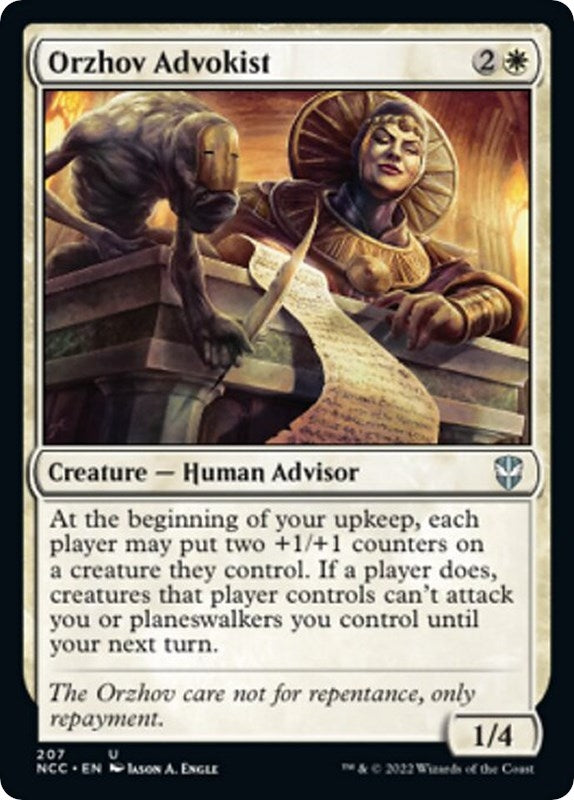 Image for Orzhov Advokist (207) - Magic: The Gathering
