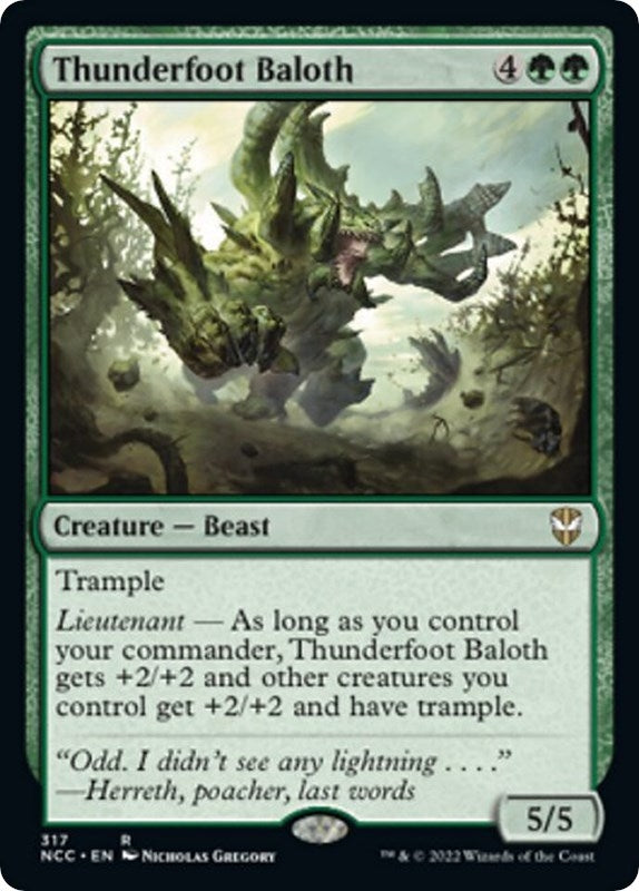 Image for Thunderfoot Baloth (317) - Magic: The Gathering
