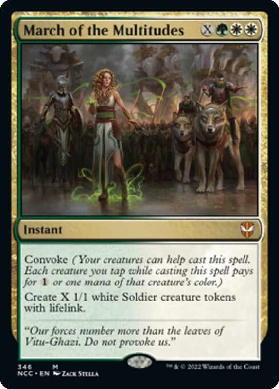 Image for March of the Multitudes (346) - Magic: The Gathering