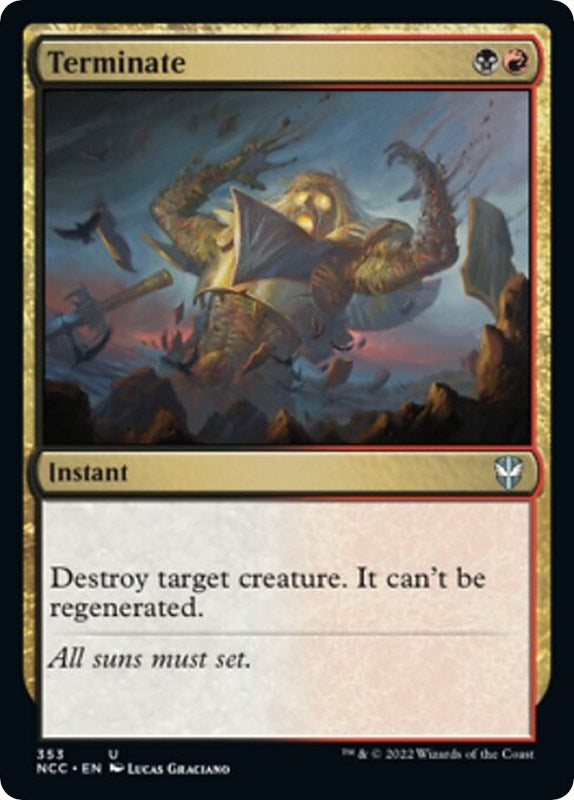 Image for Terminate (353) - Magic: The Gathering