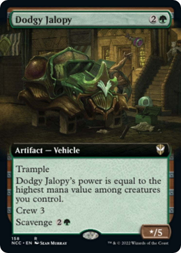 Image for Dodgy Jalopy (Extended Art) (158) - Magic: The Gathering