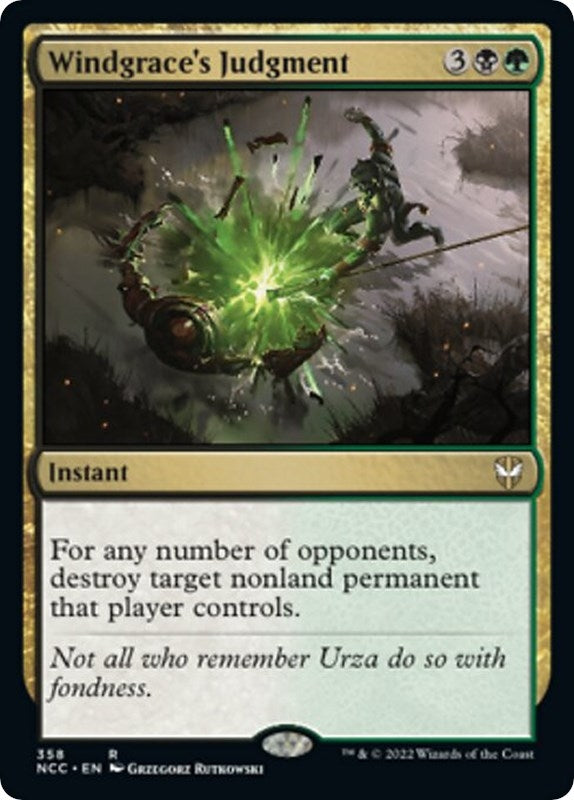 Image for Windgrace's Judgment (358) - Magic: The Gathering