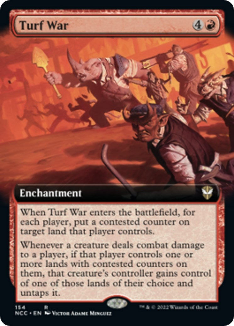 Image for Turf War (Extended Art) (154) - Magic: The Gathering