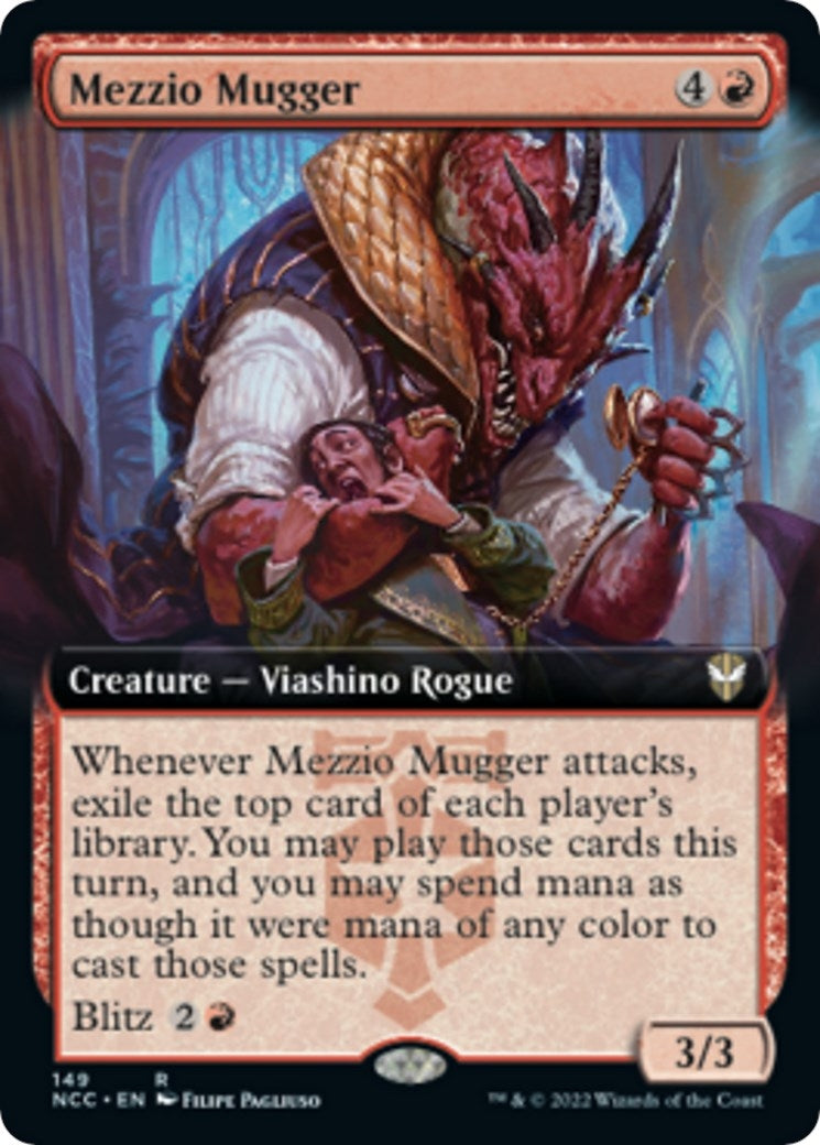 Image for Mezzio Mugger (Extended Art) (149) - Magic: The Gathering