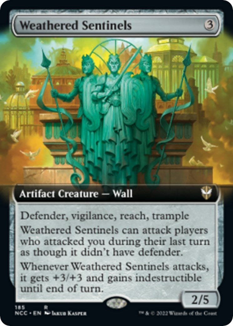 Image for Weathered Sentinels (Extended Art) (185) - Magic: The Gathering