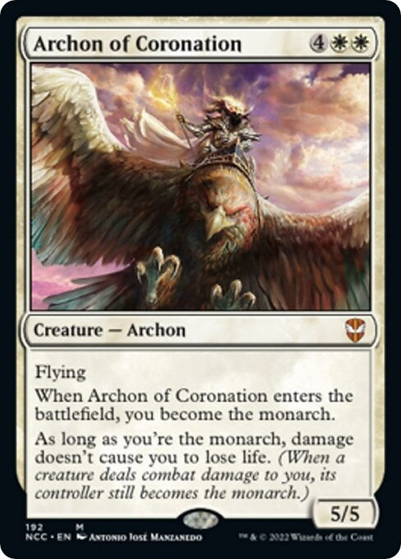 Image for Archon of Coronation (192) - Magic: The Gathering