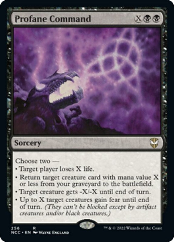 Image for Profane Command (256) - Magic: The Gathering