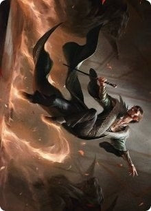 Image for Fleetfoot Dancer Art Card (26) - Magic: The Gathering