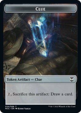 Image for Clue // Fish Double-Sided Token (34 // 4) - Magic: The Gathering