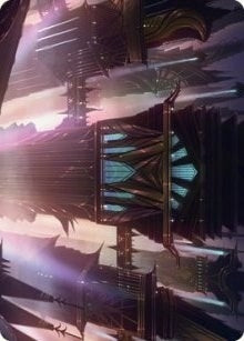 Image for Skybridge Towers Art Card (37) - Magic: The Gathering