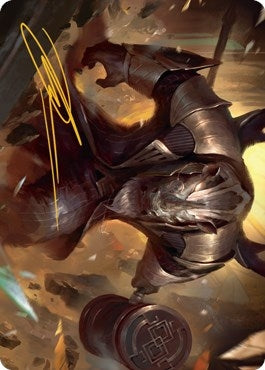 Image for Perrie, the Pulverizer Art Card (Gold-Stamped Signature) (43) - Magic: The Gathering