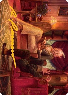 Image for Phabine, Boss's Confidant Art Card (Gold-Stamped Signature) (46) - Magic: The Gathering