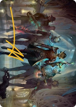 Image for Family's Favor Art Card (Gold-Stamped Signature) (61) - Magic: The Gathering