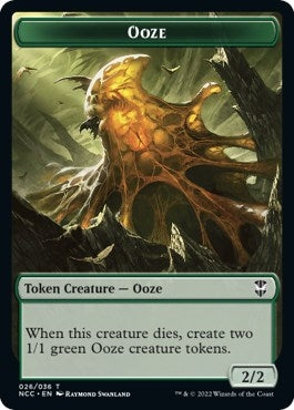 Image for Ooze (026) // Treasure (015) Double-Sided Token (26 // 15) - Magic: The Gathering
