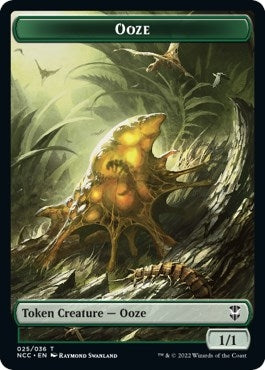 Image for Ooze (025) // Treasure (015) Double-Sided Token (25 // 15) - Magic: The Gathering