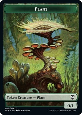 Image for Plant // Citizen Double-Sided Token (27 // 12) - Magic: The Gathering