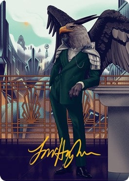Image for Falco Spara, Pactweaver Art Card (67/81) (Gold-Stamped Signature) (67) - Magic: The Gathering