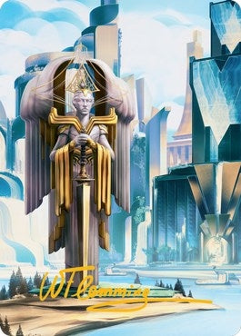 Image for Island Art Card (Gold-Stamped Signature) (78) - Magic: The Gathering