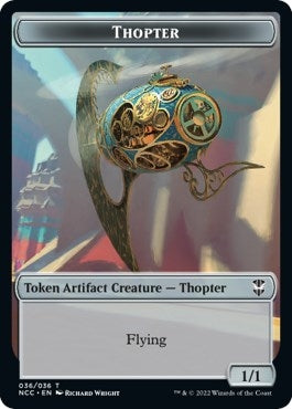 Image for Thopter // Treasure (013) Double-Sided Token (36 // 13) - Magic: The Gathering