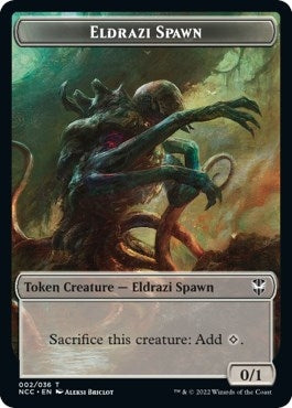 Image for Eldrazi Spawn // Human Double-Sided Token (2 // 7) - Magic: The Gathering