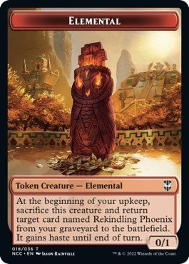 Image for Elemental (018) // Copy Double-Sided Token (18 // 1) - Magic: The Gathering