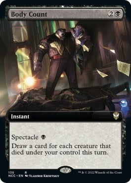 Image for Body Count (Extended Art) (135) - Magic: The Gathering