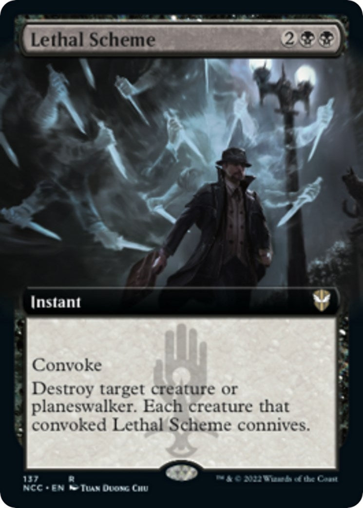 Image for Lethal Scheme (Extended Art) (137) - Magic: The Gathering