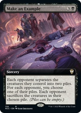 Image for Make an Example (Extended Art) (138) - Magic: The Gathering