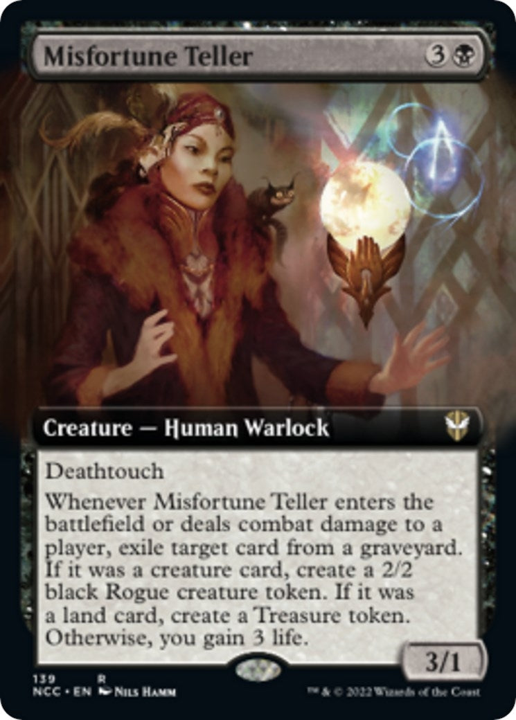 Image for Misfortune Teller (Extended Art) (139) - Magic: The Gathering