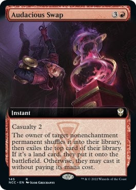 Image for Audacious Swap (Extended Art) (145) - Magic: The Gathering