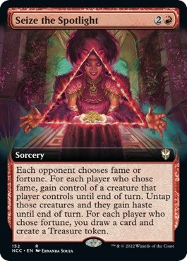 Image for Seize the Spotlight (Extended Art) (152) - Magic: The Gathering