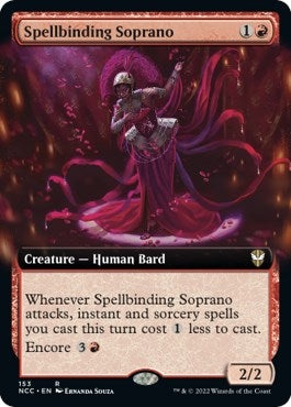 Image for Spellbinding Soprano (Extended Art) (153) - Magic: The Gathering
