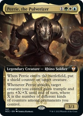 Image for Perrie, the Pulverizer (Extended Art) (107) - Magic: The Gathering